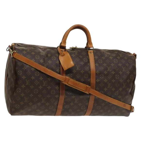 LOUIS VUITTON Monogram Keepall Bandouliere 55 Boston Bag M41414 - Picture 1 of 16